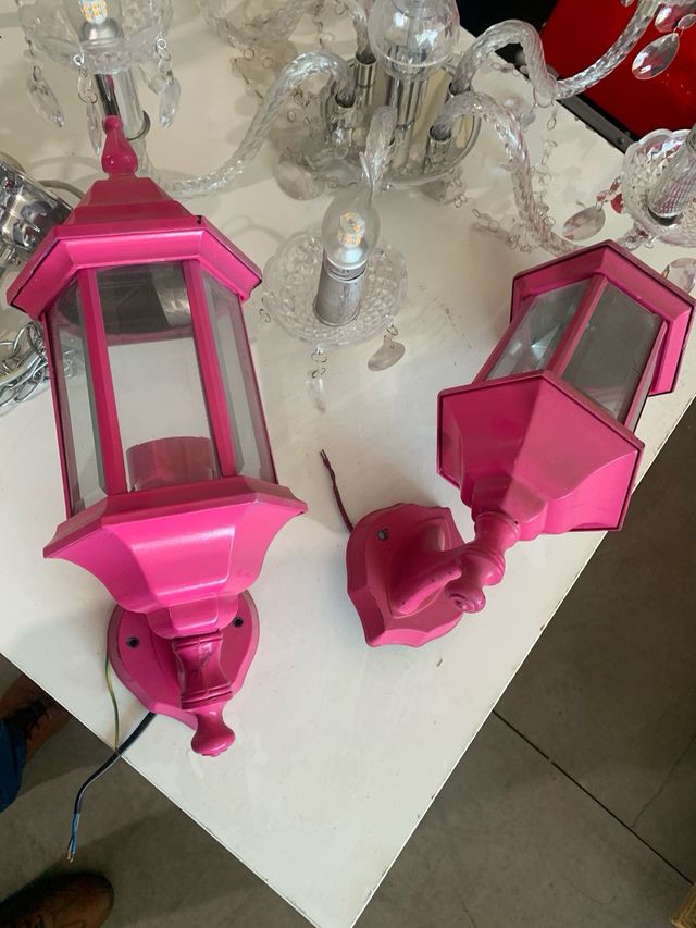 LAMPARAS Y Faroles 2 unidades