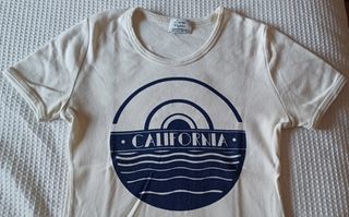 Camiseta color crema
