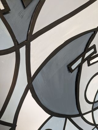 Cuadro abstracto moderno grande ORIGINAL UNICO