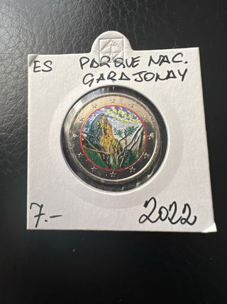 2€ color España Parque Garajonay 2022