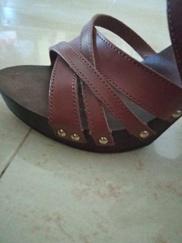 Sandalias tacón alto t40