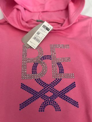 Sudadera rosa de Benetton