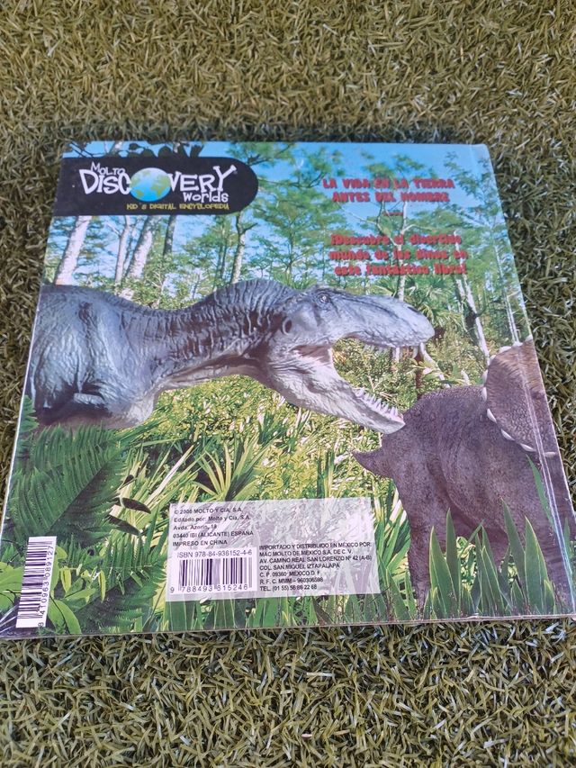 Libro y CD interactivo dinosaurios