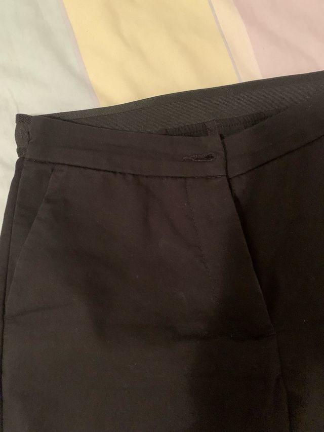 Pantalón de oficina con goma