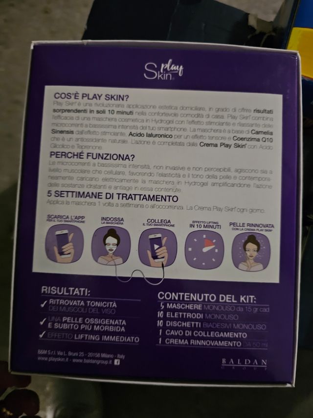 Maschera per il viso