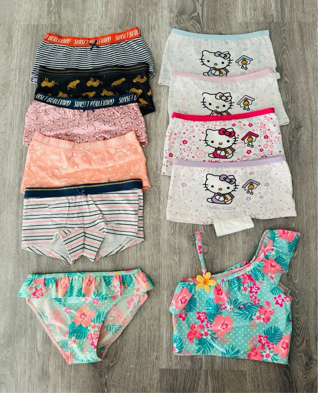 Braguitas y biquini talla 10