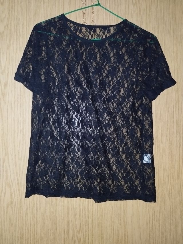 Camiseta de encaje