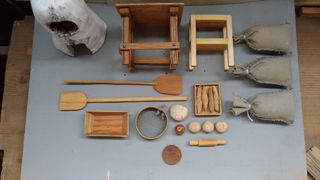 Lote de panadero miniatura 