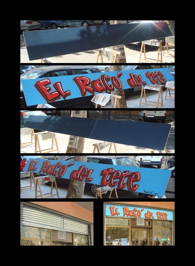 Pintor Carteles de comercios