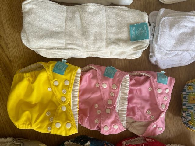 Pañales tela Charlie Banana, Bambino mío y Pop in.
