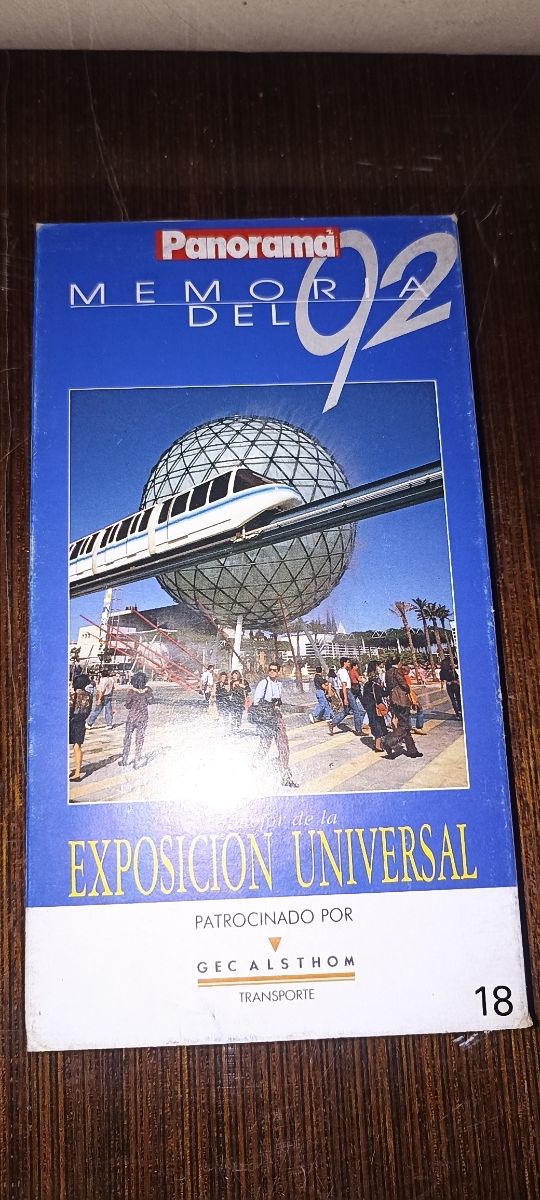 VHS MEMORIA DEL 92  LO MEJOR DE LA EXPO 92