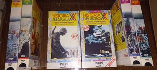 6 VHS. HISTORIA DEL SIGLO XX Documentos Interviu