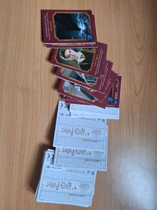 Sobres cromos harry potter