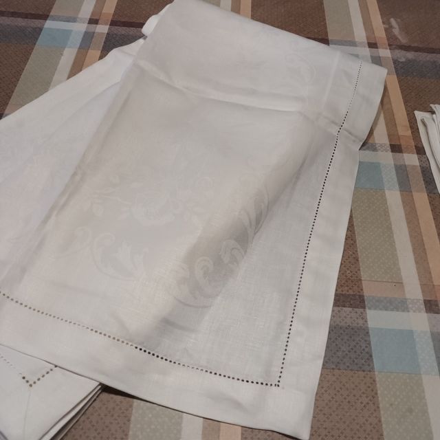 Tovaglia rettangola di cotone in filandr