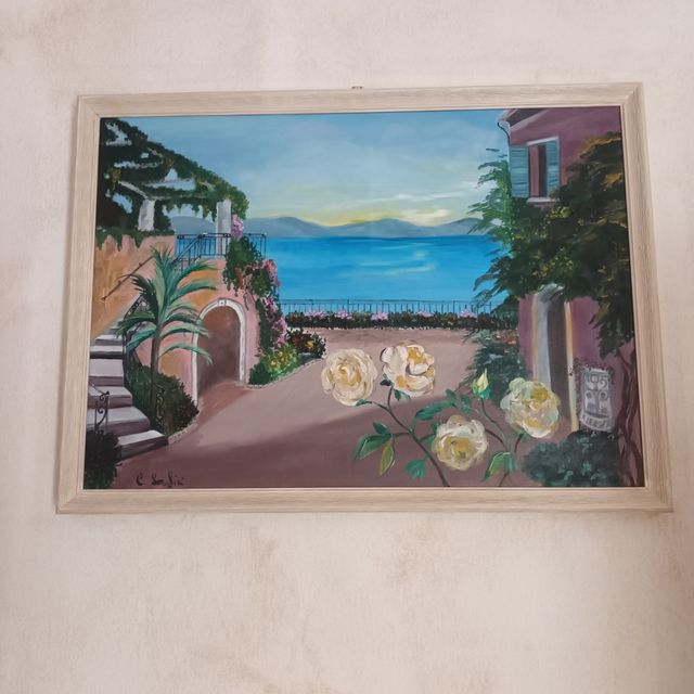 Quadro a olio su tela