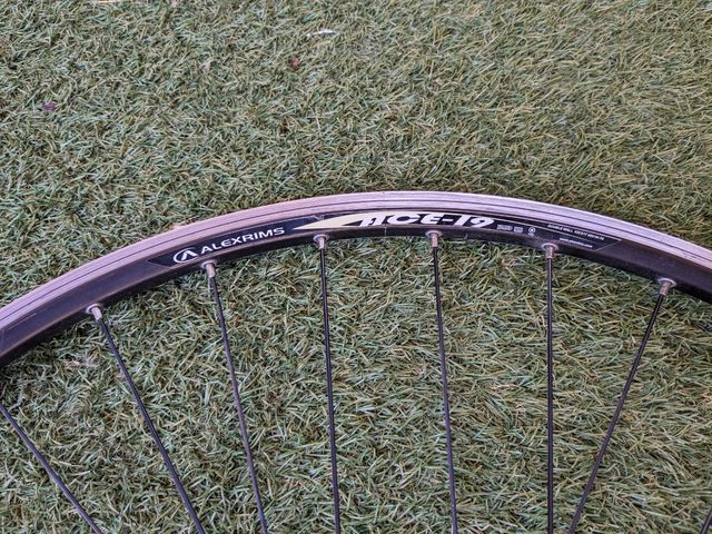 Rueda delantera carretera alexrims ace19
