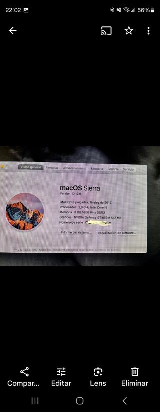 Ordenador Apple fijo