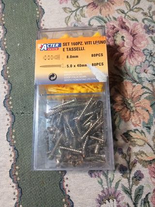 Set viti legno e tasselli 