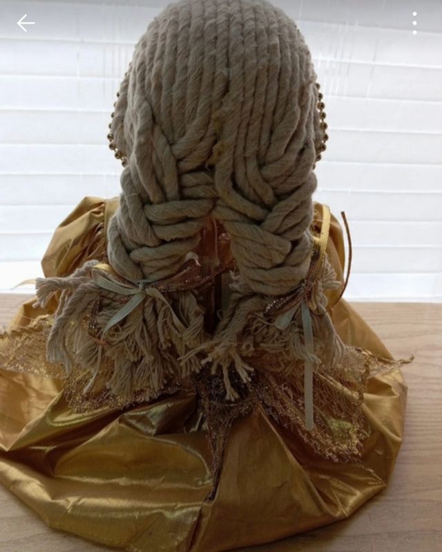 Bambola ceramica vintage