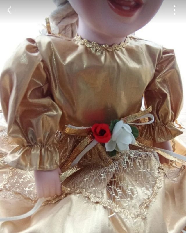 Bambola ceramica vintage