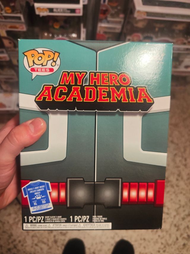 Funko + camiseta izuku midoriya XL