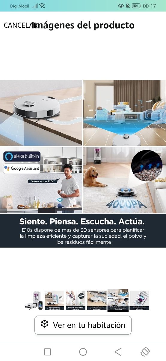 Robot Aspirador y Fregasuelos