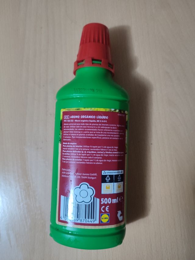 Fertilizante universal liquido orgánico 