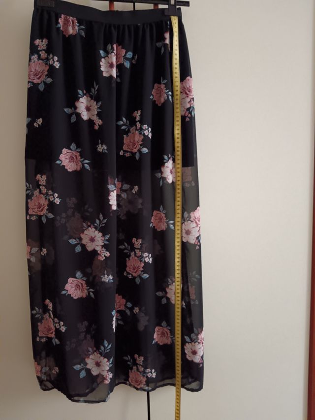 Gonna lunga S fiori H&M