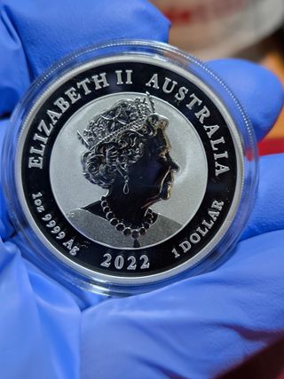 Moneda 1 Onza Plata FENIX mitos y Leyendas