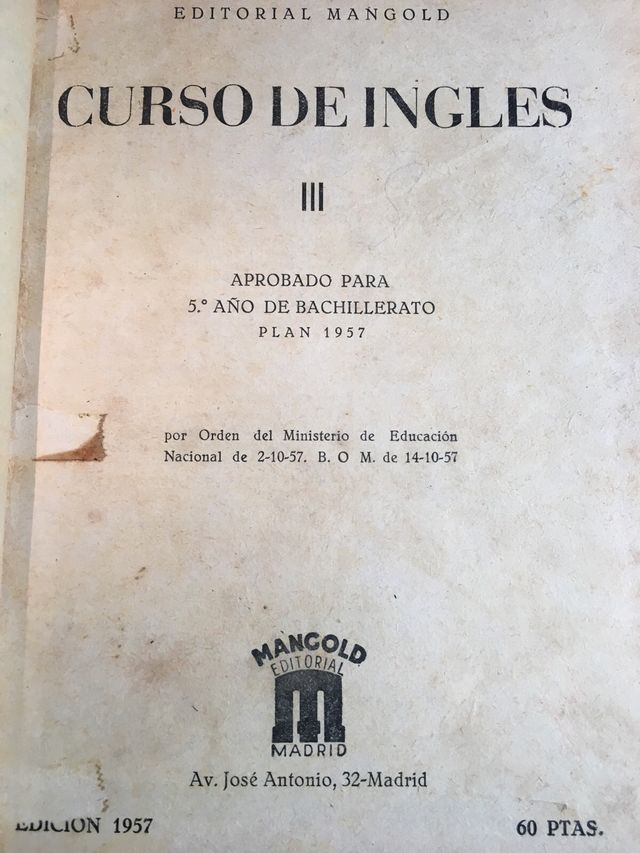Curso de inglés