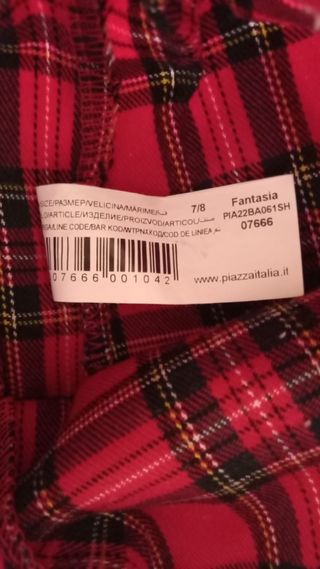 Gonna pantalone bambina