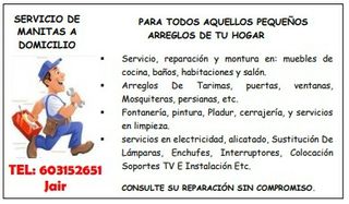 Servicio de limpiezas y manitas temporada verano