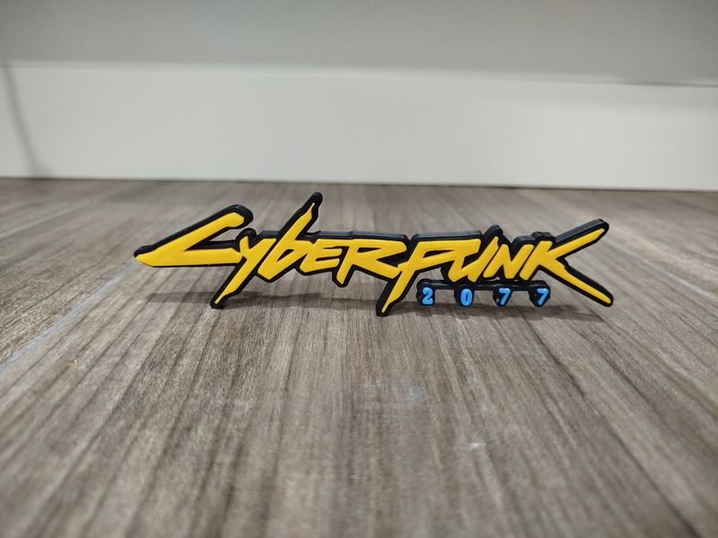 Imagen de Logo cartel letrero Cyberpunk 2077