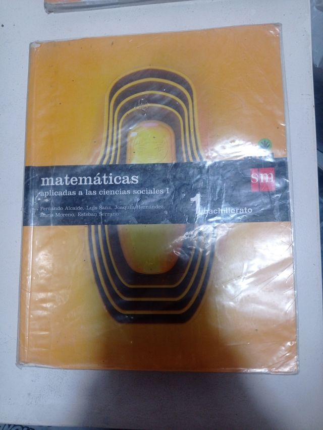 Libro 1 bachiller matemáticas