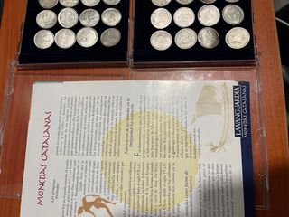 40 Monedas de Plata Monedas Catalanas