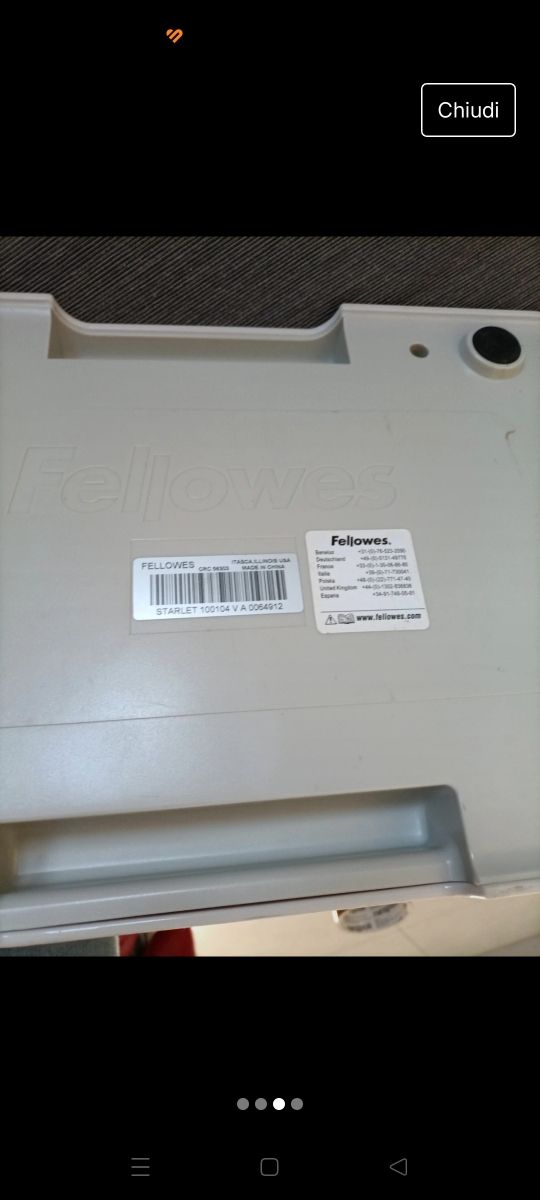 Rilegatrice manuale - fellowes