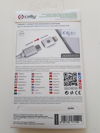 Adattatore micro USB - lightning