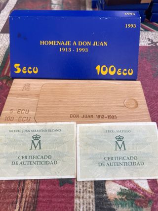 Estuches vacios Monedas FNMT varios