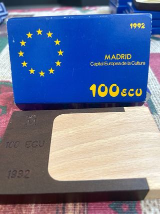 Estuches vacios Monedas FNMT varios