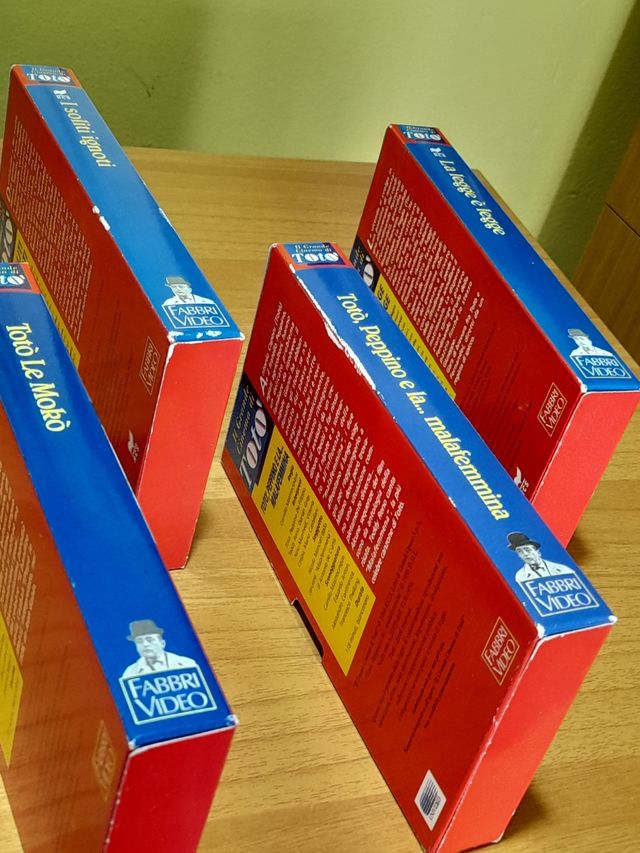 LOTTO 4 VIDEOCASSETTE VHS FILM TOTO'
