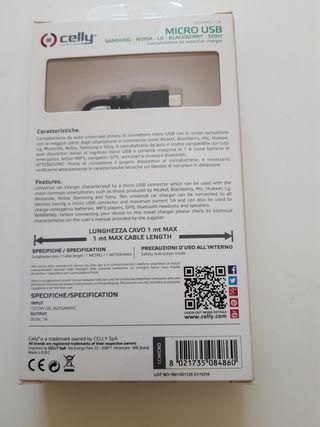 Caricatore auto mico USB