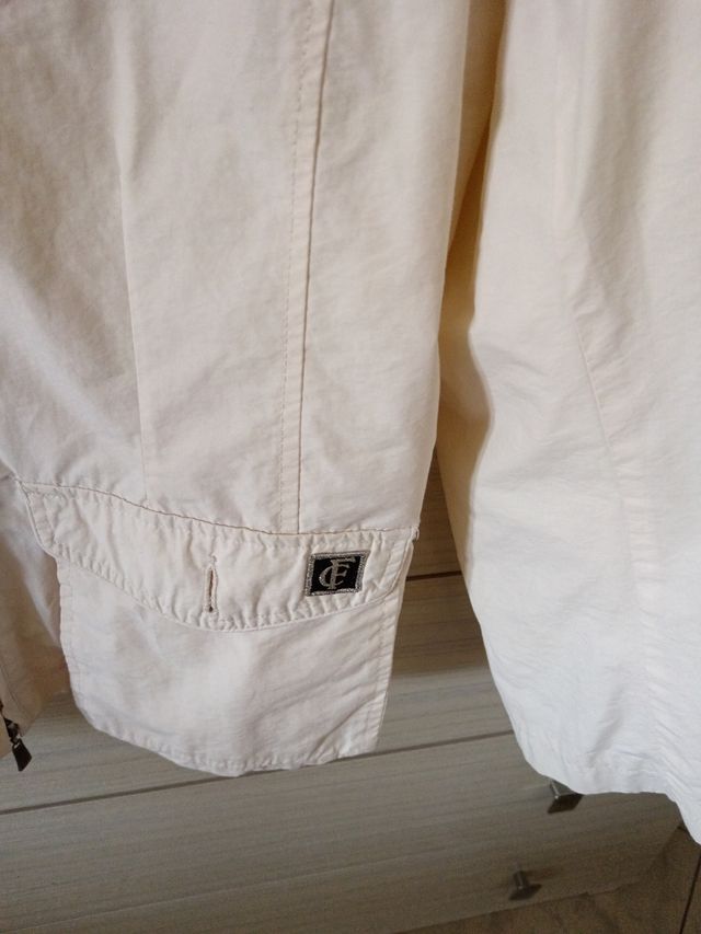 Trench corto bianco donna bella