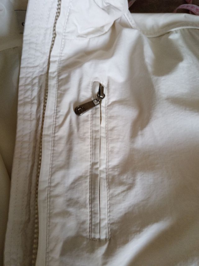 Trench corto bianco donna bella