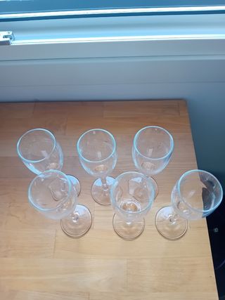 Set 6 bicchieri vintage 