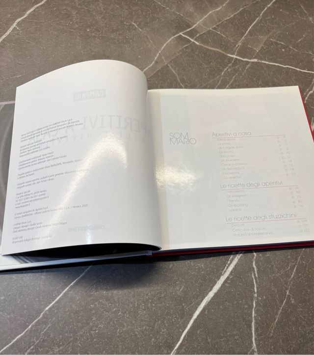 Libro - Aperitivi a casa - Campari
