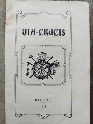 📿 Vía Crucis; Bilbao 1913 ➕ Estampita
