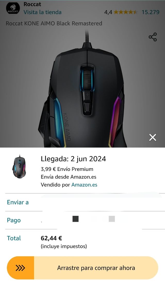 Roccat KONE AIMO Black