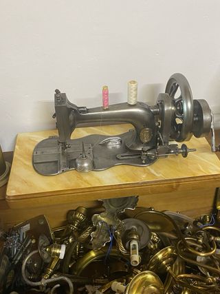 Maquina antigua wertheim.