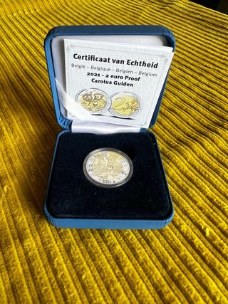 MONEDA DE 2 € DE CAROLUS DE BELGICA