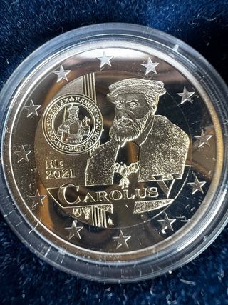 MONEDA DE 2 € DE CAROLUS DE BELGICA